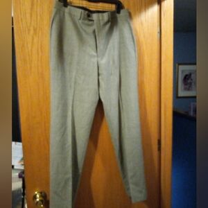 mens lauren ralph lauren total comfort pants P 34x32 black & white check slacks